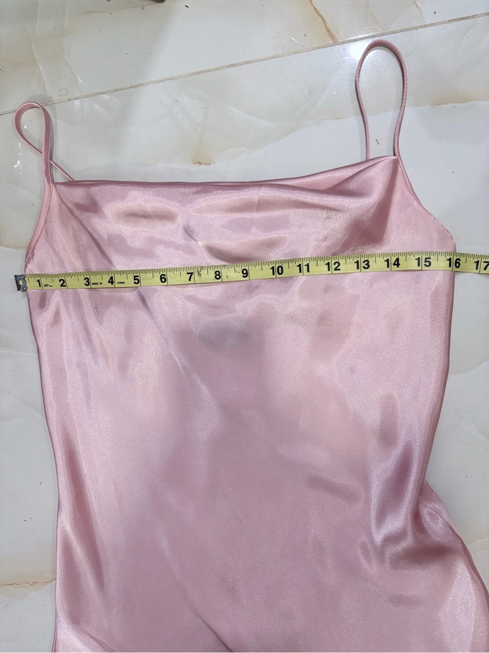 bebe Satin Slip Cowl Neck Maxi Dress in Blush Pink Womens Size S - Picture 15 of 15